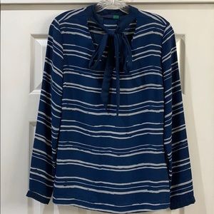 Ava Tie Front Blouse